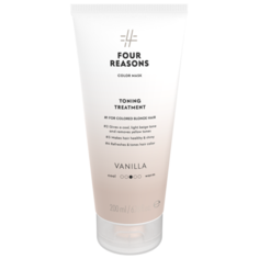 Four Reasons Тонирующая маска для поддержания цвета окрашенных волос Toning Treatment Vanilla, 200 мл