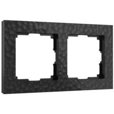 Рамка Werkel Hammer на 2 поста черный W0022408 4690389163401