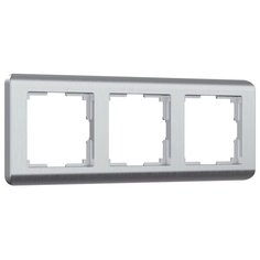 Рамка на 3 поста Werkel Stream серебряный W0032106 4690389162282