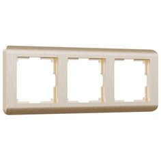 Рамка на 3 поста Werkel Stream шампань W0032111 4690389162305