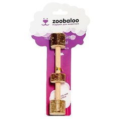 Игрушка для грызунов Zoobaloo Гантель малая 10см