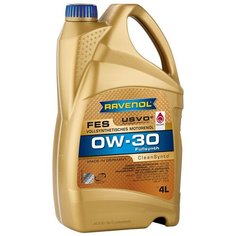 Синтетическое моторное масло Ravenol FES 0W-30, 4 л