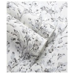 Palitra серые обои винил на флизилине 1.06м x 10.05м. ПАЛИТРА