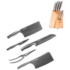 Набор ножей Xiaomi Huo Hou Nano Steel Knife Set 6in1 HU0014