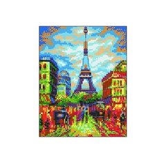 Алмазная мозаика "Сердце Парижа" 30х40 см (ST-381) Рыжий кот