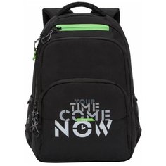 Рюкзак Grizzly RU-030-2 21.5, черный/салатовый