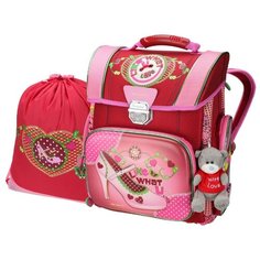 Hummingbird Ранец Like what you love (S4), розовый/красный