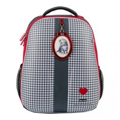 Mike & Mar Ранец Котик (1008-153), темно-серый/красный