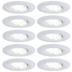 Встраиваемый светильник Paulmann 99922, 10 шт.