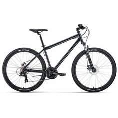 Велосипед Forward Sporting 27.5 2.2 Disc (2021) 17 темно-серый/черный (требует финальной сборки)