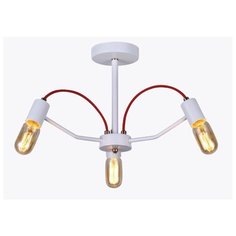 Люстра HIPER H002-3 3*E27*60Вт WHITE/GOLD