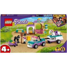 Конструктор LEGO Friends 41441 Тренировка лошади и прицеп для перевозки
