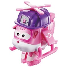 Трансформер Auldey SUPER WINGS Диззи Мини (команда Строителей) розовый/фиолетовый