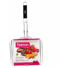 Решетка глубокая для приготовления овощей на гриле Fissman 32 x 25,5 x 7 см 1045