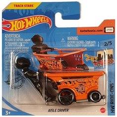 Hot Wheels Базовая машинка Aisle Driver, оранжевая