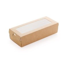 Коробка картонная с окном 170*70*40мм ECO CASE 500 пенал, 50 шт