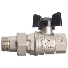 Кран шаровой Bugatti 1/2" с накидной гайкой (бабочка) серия Oregon