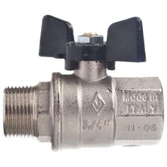 Кран шаровой Bugatti 3/4" HB (бабочка) серия Oregon