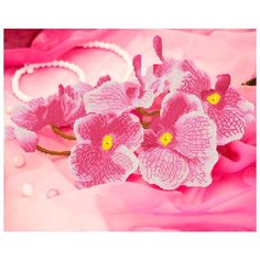 Кристальная мозаика (алмазная вышивка) Фрея "Орхидея", 52x42 см, арт. ALVR-42