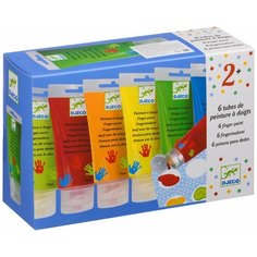 Краски пальчиковые Djeco неоновые (08860)