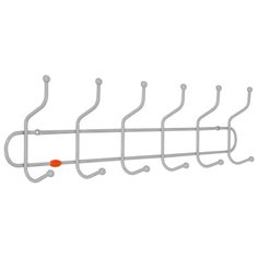 ВЕШАЛКА НАСТЕННАЯ "ДРУЖБА 6" (6 КРЮЧКОВ) 565*150*60 ММ МЕДНЫЙ АНТИК (1/10) ВН 320МА ЗМИ