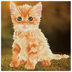 Кристальная мозаика Фрея "Котенок", 25*25 см (ALV-5 03)