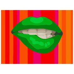 Картина по номерам Фрея 40*30 см, "Вкус зеленого яблока" (PNB/R2 №48)