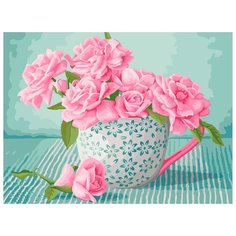 Картина по номерам Фрея №12, 30*40 см, "Нежный шиповник" (PNB/R2)