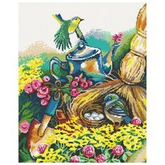 Кристальная мозаика Фрея "Лесные трели", 40*50 см (ALVK-15)