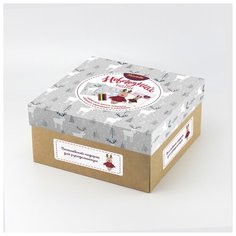 Набор для изготовления игрушки Miadolla "Олень", Новогодний, с блокнотом, наклейками и цветными карандашами (BX-0325)