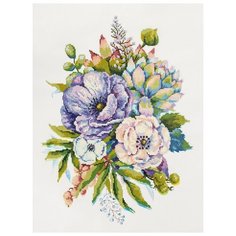 Кристальная мозаика Фрея "Букет с анемонами", 40*55 см (ALVR-205)