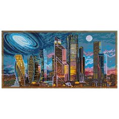 Кристальная мозаика Фрея "Ночная Москва", 30*60 см (ALVR-150)