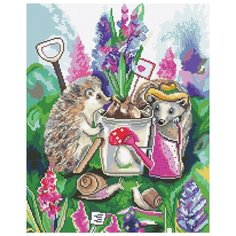 Кристальная мозаика Фрея "Дачники", 40*50 см (ALVK-17)