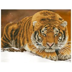 Кристальная мозаика Фрея "Амурский тигр", 42*32 см (ALV-15)