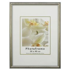 Рамка оформительская Комус пластиковая, Frigg Metal, 30*40 см