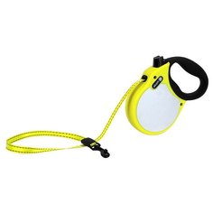 ALCOTT VISIBILITY рулетка антискользящая ручка (лента) S/5м/20кг желтый/неон