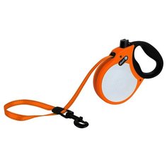 ALCOTT VISIBILITY рулетка антискользящая ручка (лента) L/5м/50кг оранжевый/неон