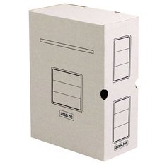 Короб архивный Attache белый, 100 мм, гофрокартон, 5 штук (809772)