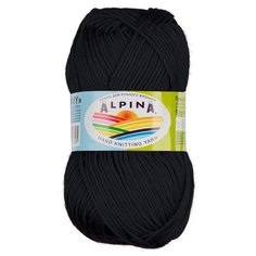 Набор пряжи Alpina "Tommy", микнес, 10*50 г, 138 м+/-7 м, №001 черный
