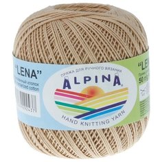 Набор пряжи Alpina "Lena", хлопок, 10*50 г, 280 м+/-15 м, №70 бежевый