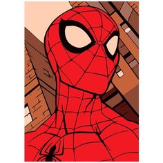 Картина по номерам Фрея (на картоне), 20*30 см, №03 Человек-Паук (PKZ-D1)