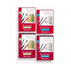 Альбом для эскизов Fabriano Academia, 120 г/м2, А5, 14,8*21 см, склейка, 5*50 листов