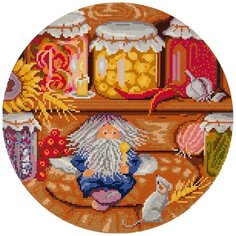 Кристальная мозаика Фрея Домовой-хранитель очага, 34,5*34,5 см (ALVR-22 091)