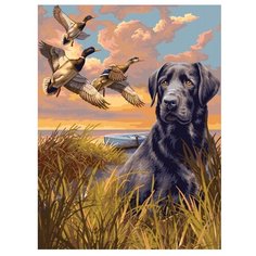 Русская Живопись Картина по номерам Охотник 40x50 см (H078)