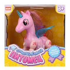 Интерактивный единорог Наша Игрушка Смышленый питомец, свет, звук, встроенный аккумулятор 3,7 V, с зарядкой USB (E5599-8)