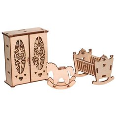 Мебель для кукол Paremo серия Я дизайнер, Детская, конструктор (PDA420-06)