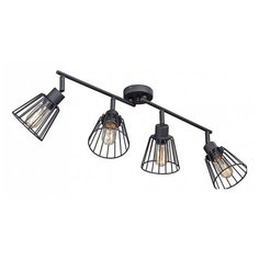 Спот Vitaluce, 4х60W, черный, размеры (мм)-770x175x275, плафон - черный