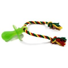 Игрушка для собак Doglike Соска с канатом (D11-3952) зеленый