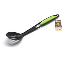 EDG05 Ложка с прорезями, черный/салатовый Едим Дома