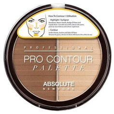Absolute New York Палетка для контуринга Pro Contour Palette light